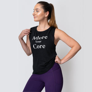 
                  
                    Load image into Gallery viewer, Adore Your Core Muscle Tank
                  
                